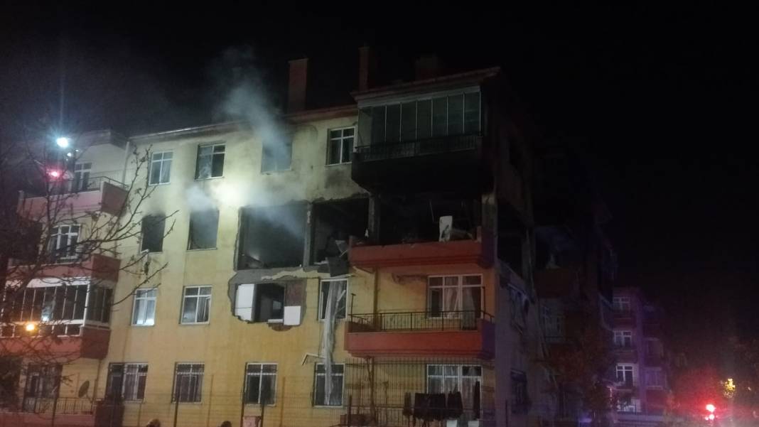 Konya’da doğalgaz patlaması! Yangın söndürüldü 7